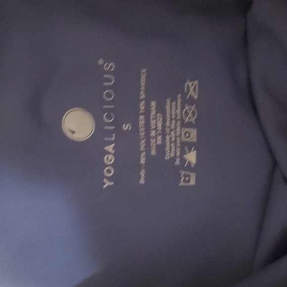 Yogalicious Lux Mia Leggings FLARED High Rise Women’s Gray Leggings Sz Small - Picture 6 of 7